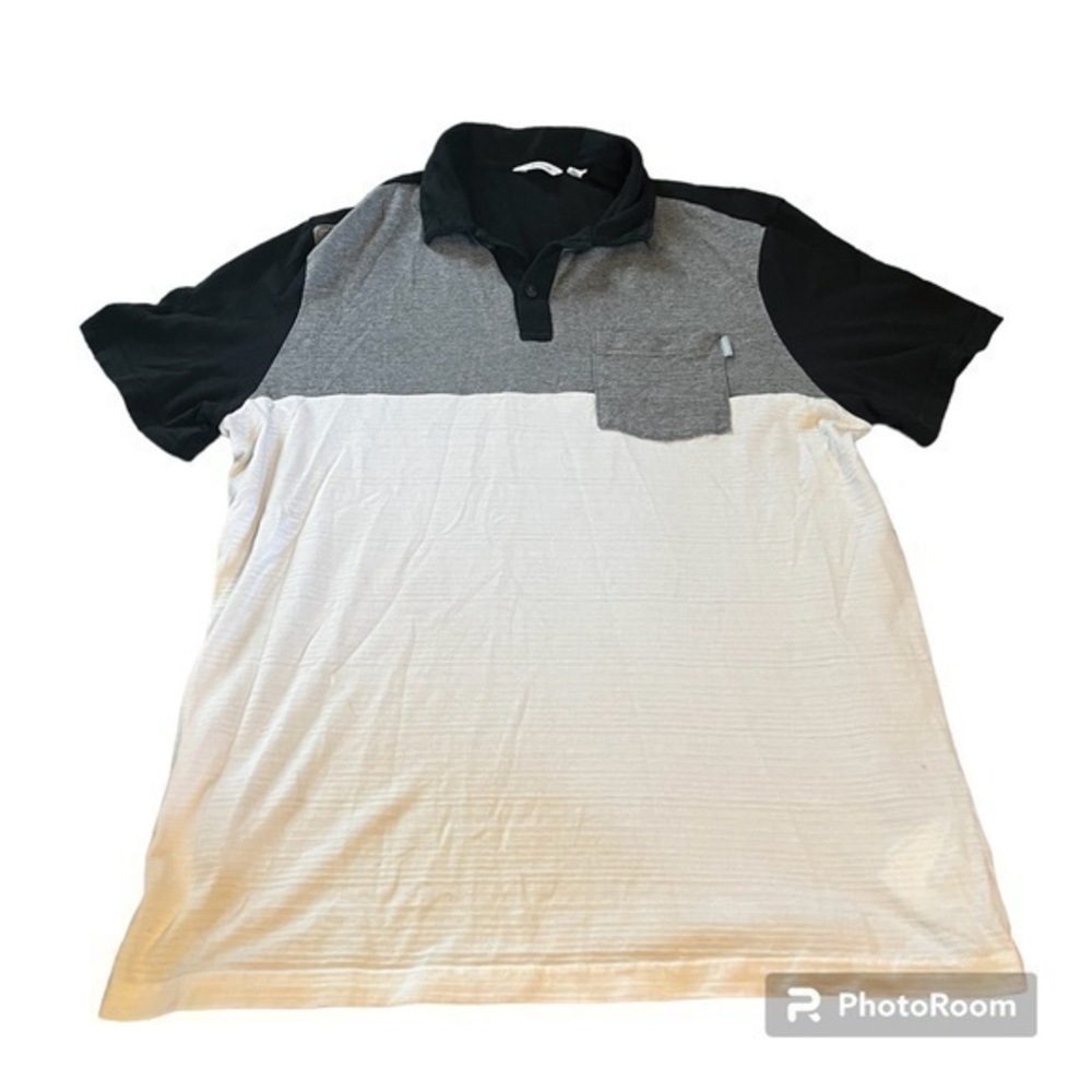 Calvin Klein multi color polo shirt